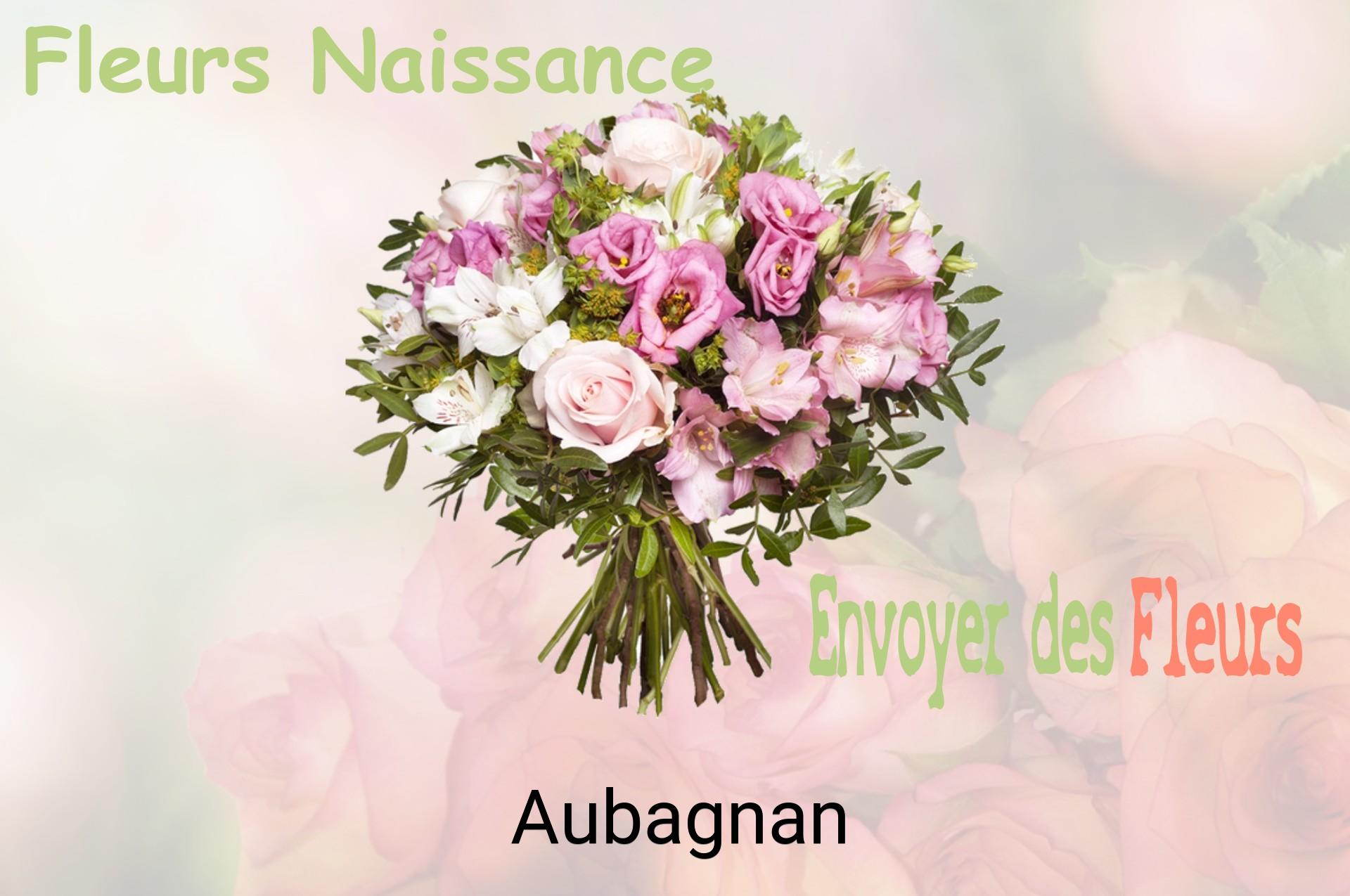 Bouquet de fleurs de naissance livré à Aubagnan